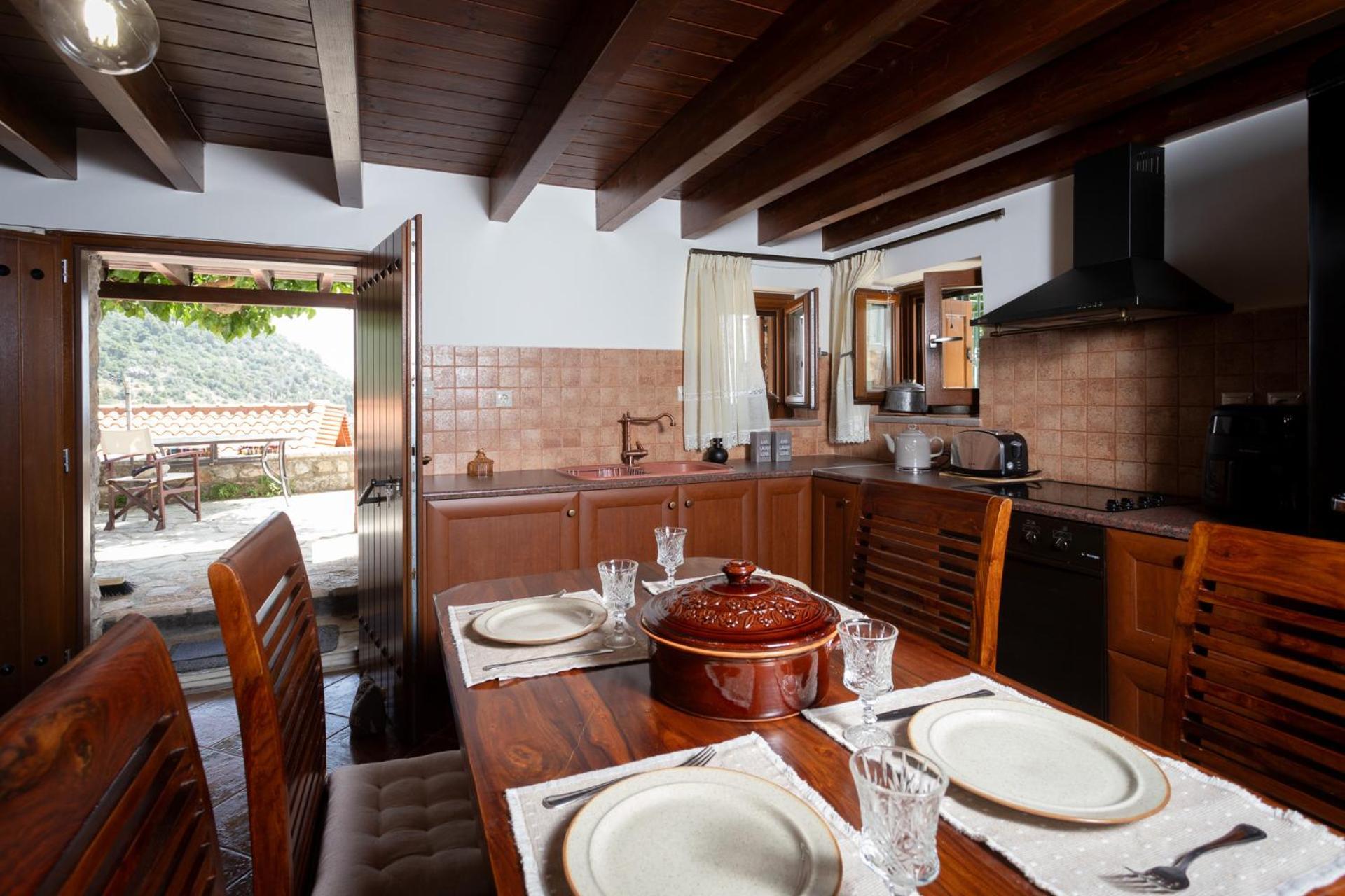 Ferienwohnung To Spiti Sto Castro Nafpaktos Exterior foto