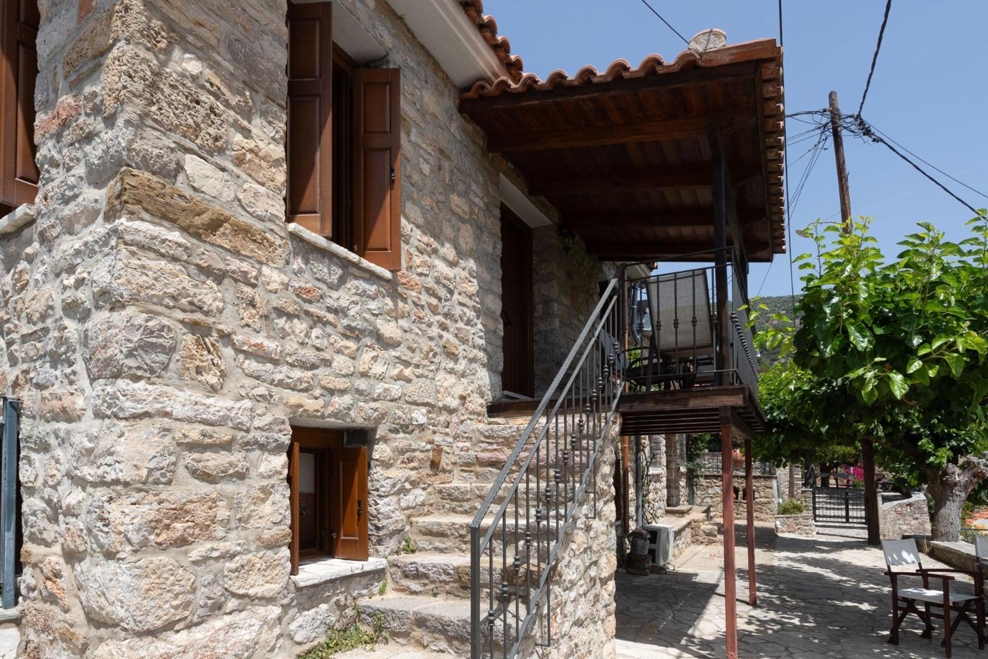 Ferienwohnung To Spiti Sto Castro Nafpaktos Exterior foto