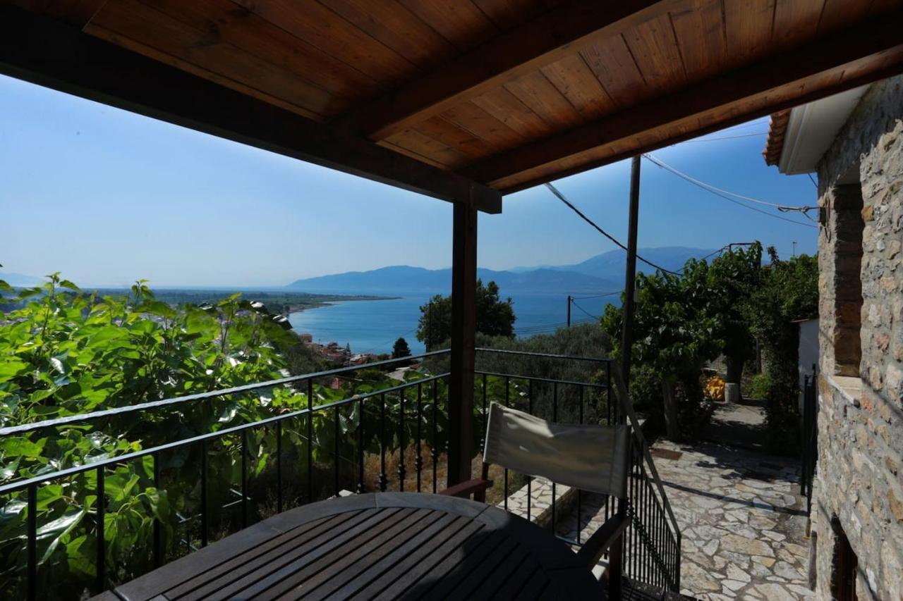 Ferienwohnung To Spiti Sto Castro Nafpaktos Exterior foto